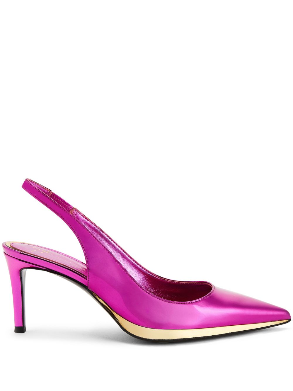 Giuseppe Zanotti Virgyn 皮质中跟鞋 - 粉色