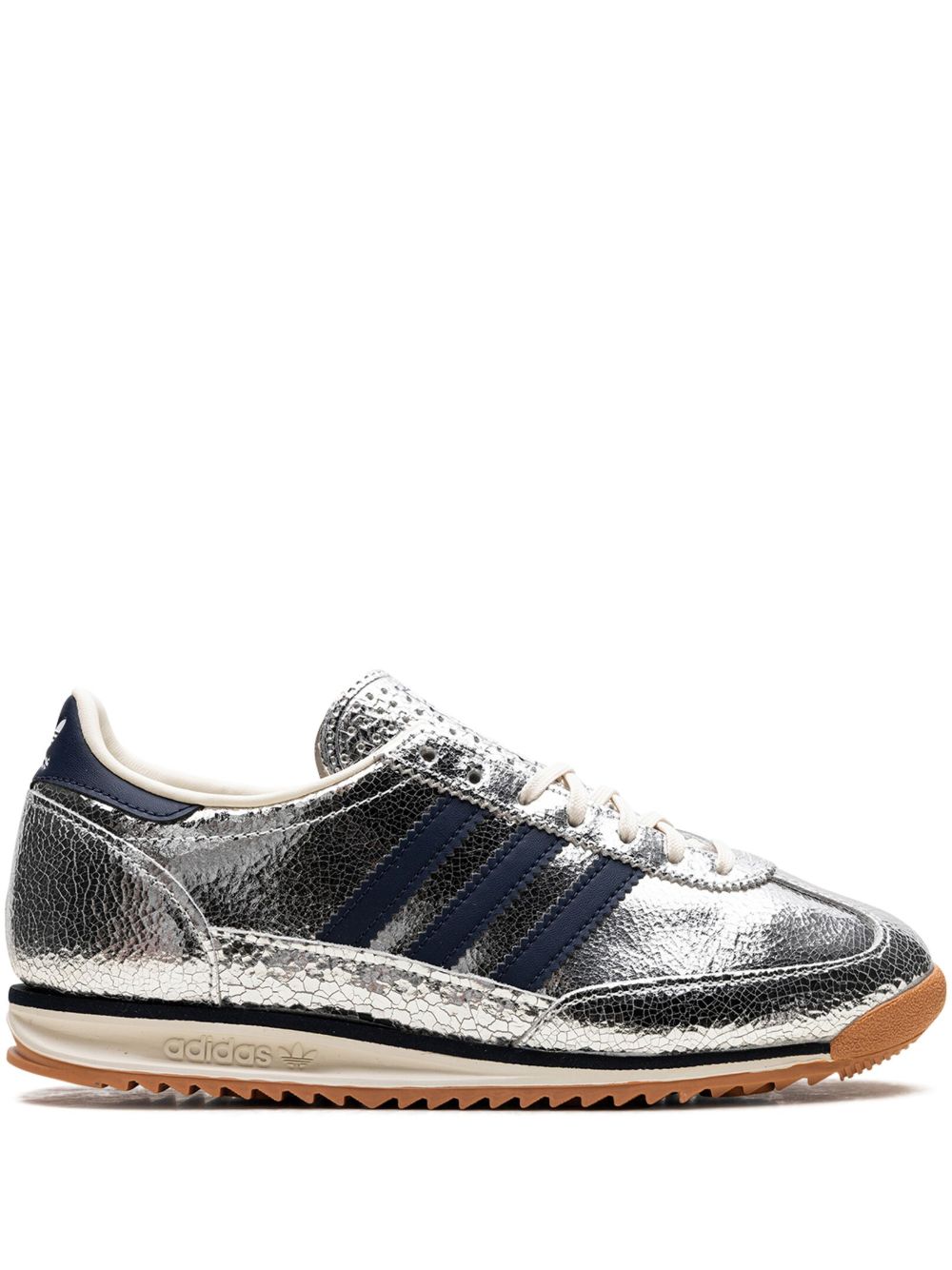 adidas SL 72 Silver Metallic/Collegiate Navy 运动鞋 - 银色