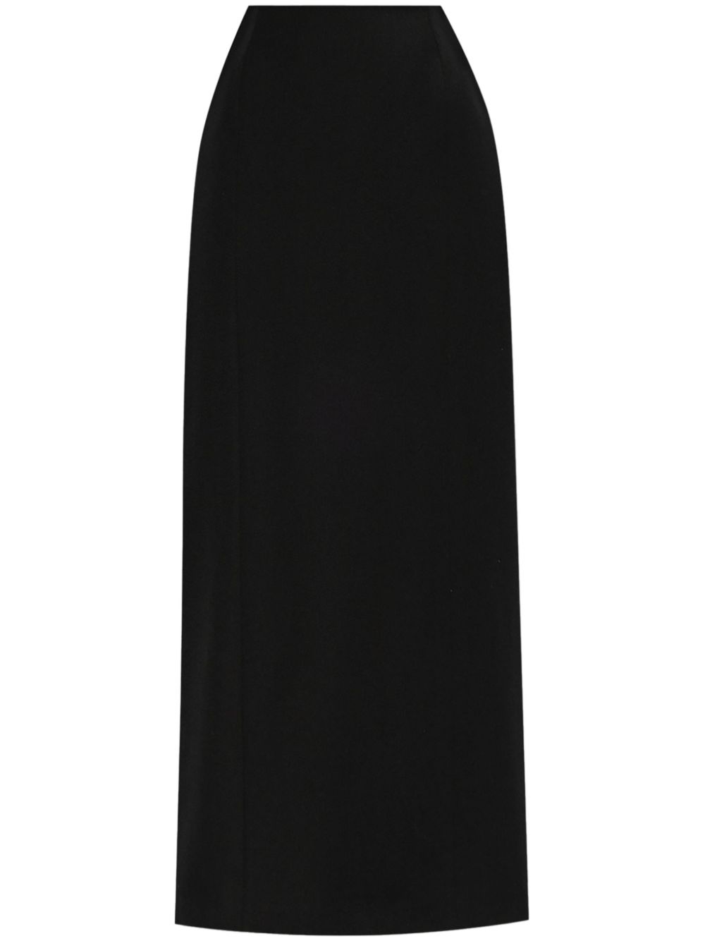 Balenciaga wool maxi skirt - 黑色