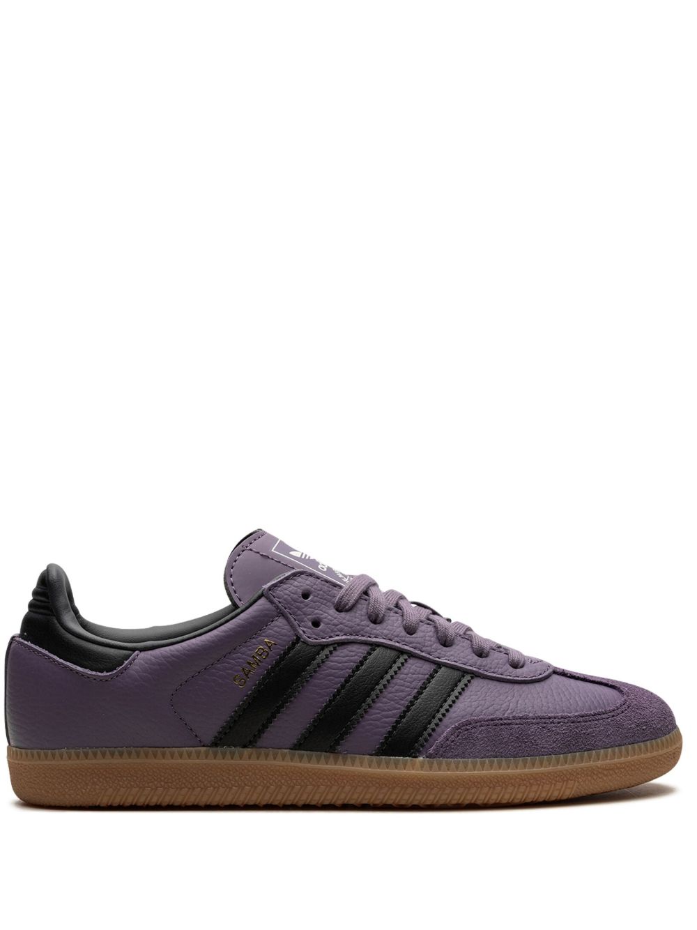 adidas Samba OG 皮质运动鞋 - 紫色