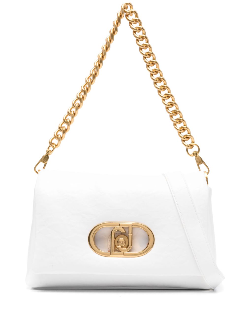 LIU JO logo-plaque cross body bag - 白色