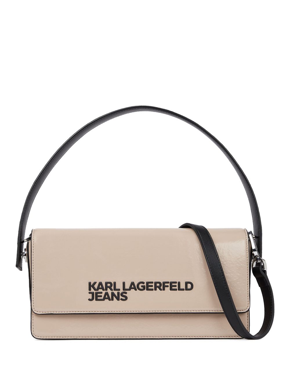 Karl Lagerfeld Jeans logo压纹斜挎包 - 中性色