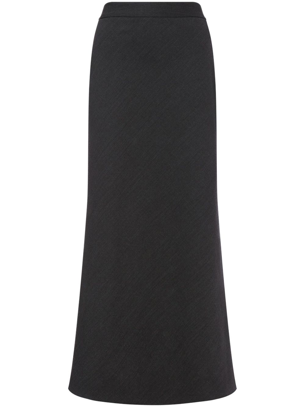 Alberta Ferretti 褶饰超长半身裙 - 灰色