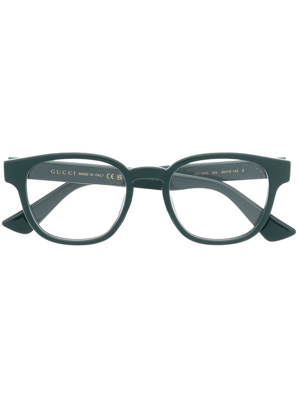 Gucci Eyewear 方框光学眼镜 - 绿色