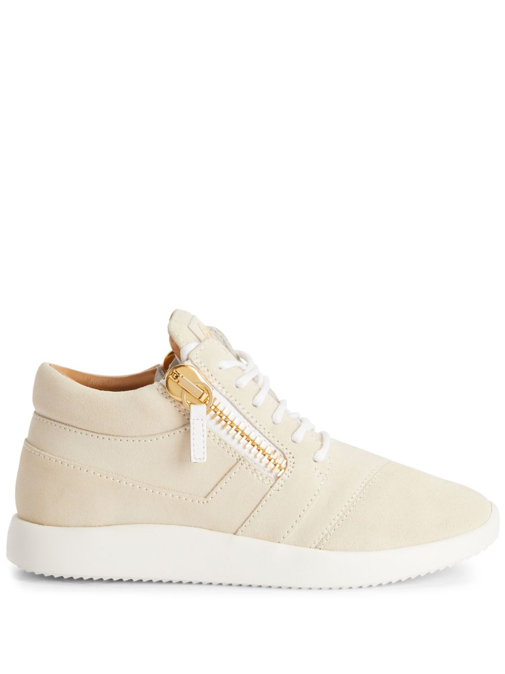 Giuseppe Zanotti Runner 拼接高帮运动鞋 - 中性色