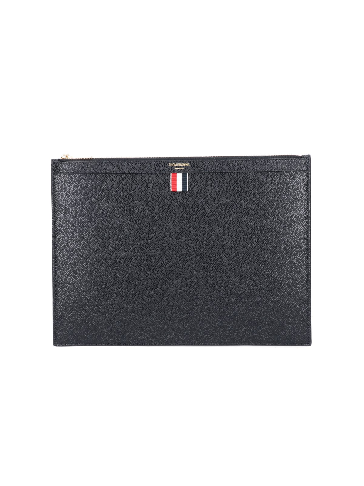 Thom Browne Tricolour Clutch Bag
