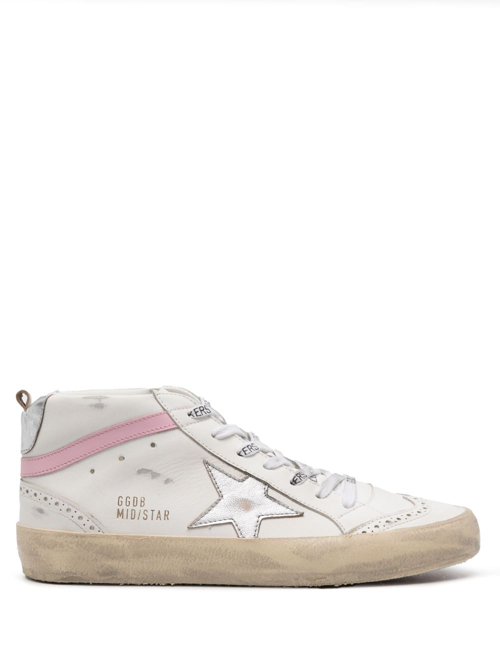 Golden Goose Mid Star 高帮运动鞋 - 白色