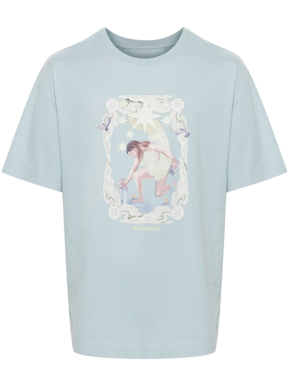 Givenchy Aqua Stars T恤 - 蓝色