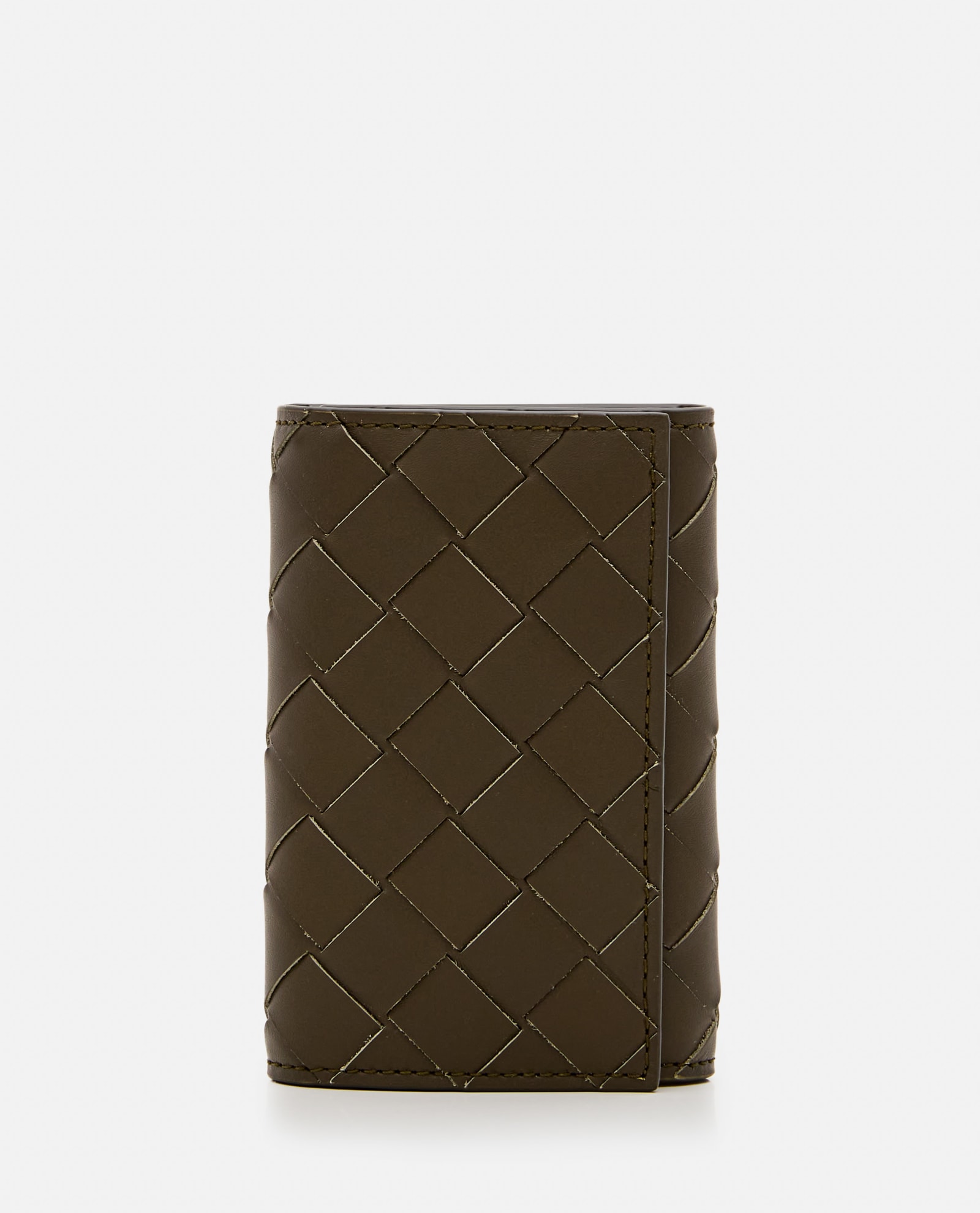 Bottega Veneta Leather Wallet Key Ring