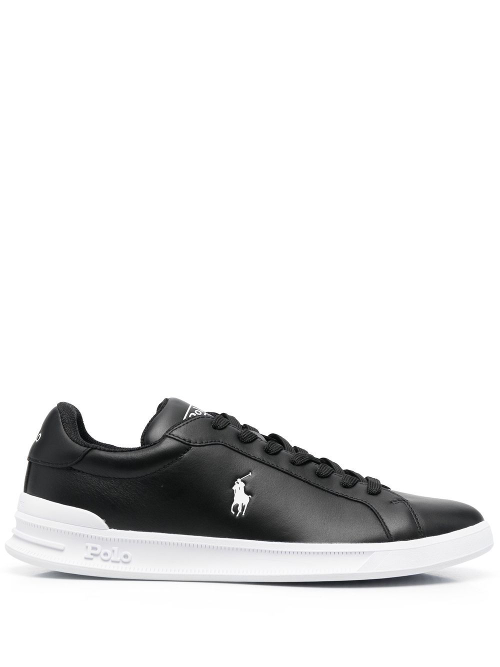 Polo Ralph Lauren 小马刺绣低帮运动鞋 - 黑色