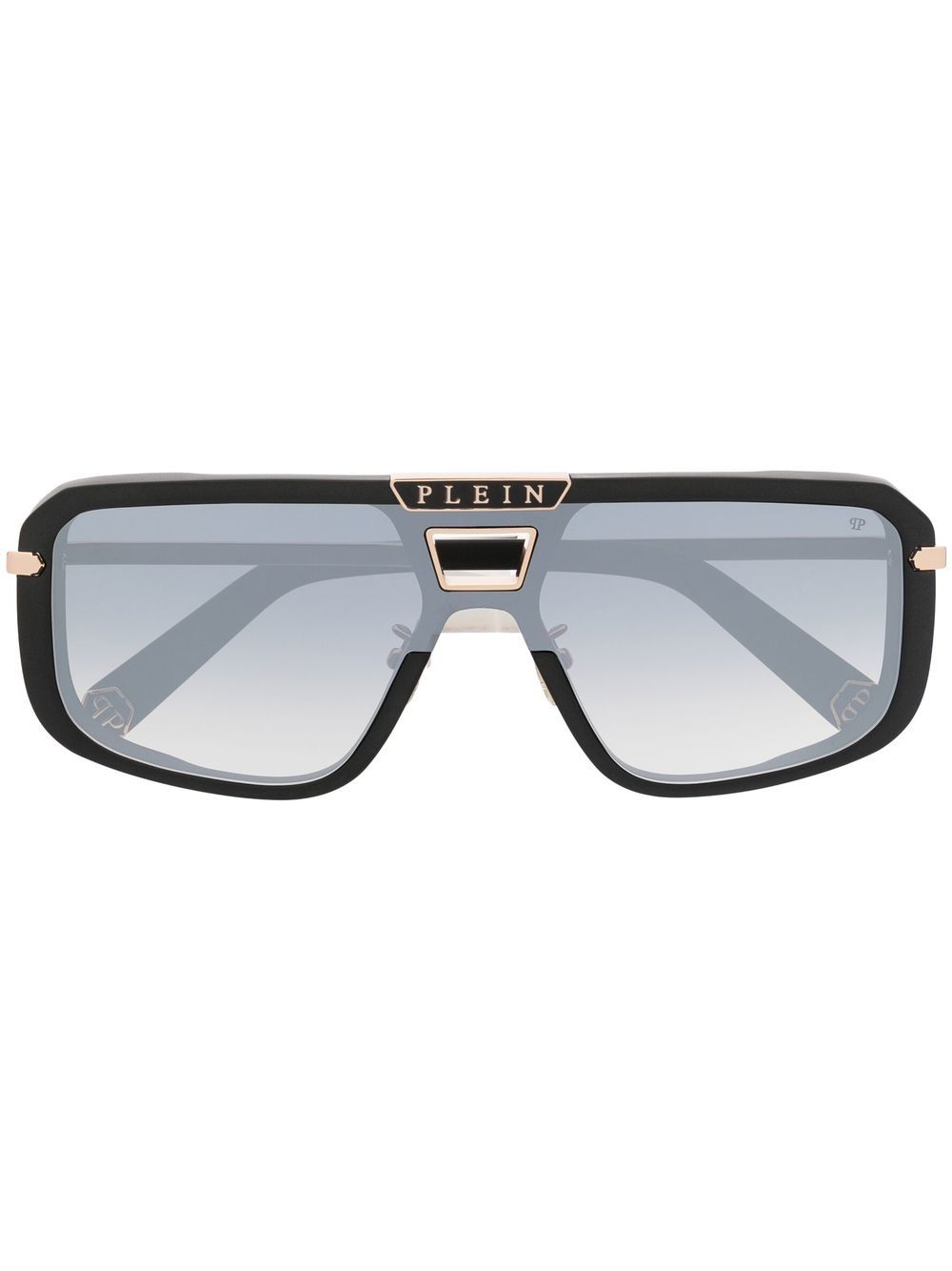Philipp Plein 方框太阳眼镜 - 黑色