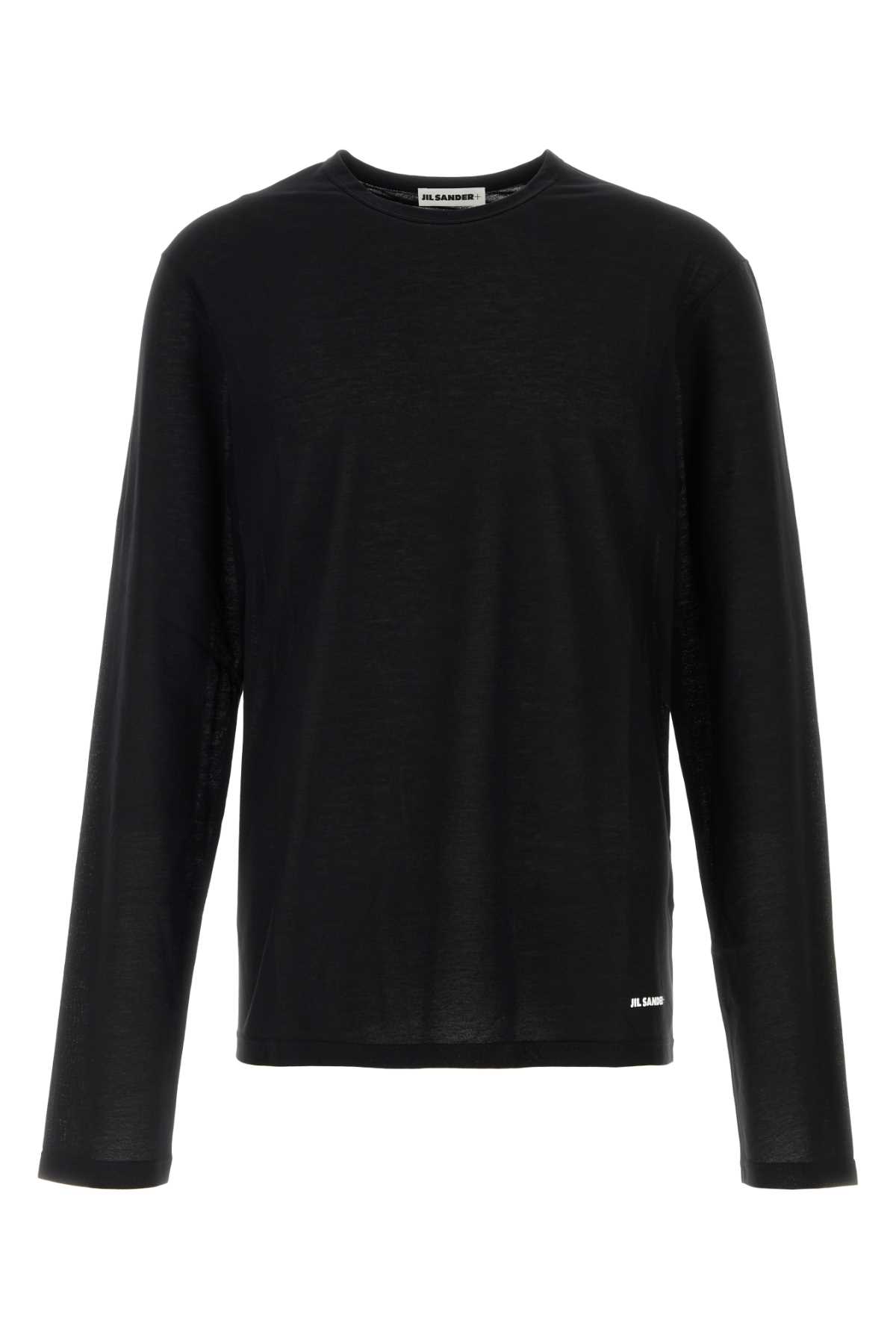 Jil Sander 黑色棉质T恤