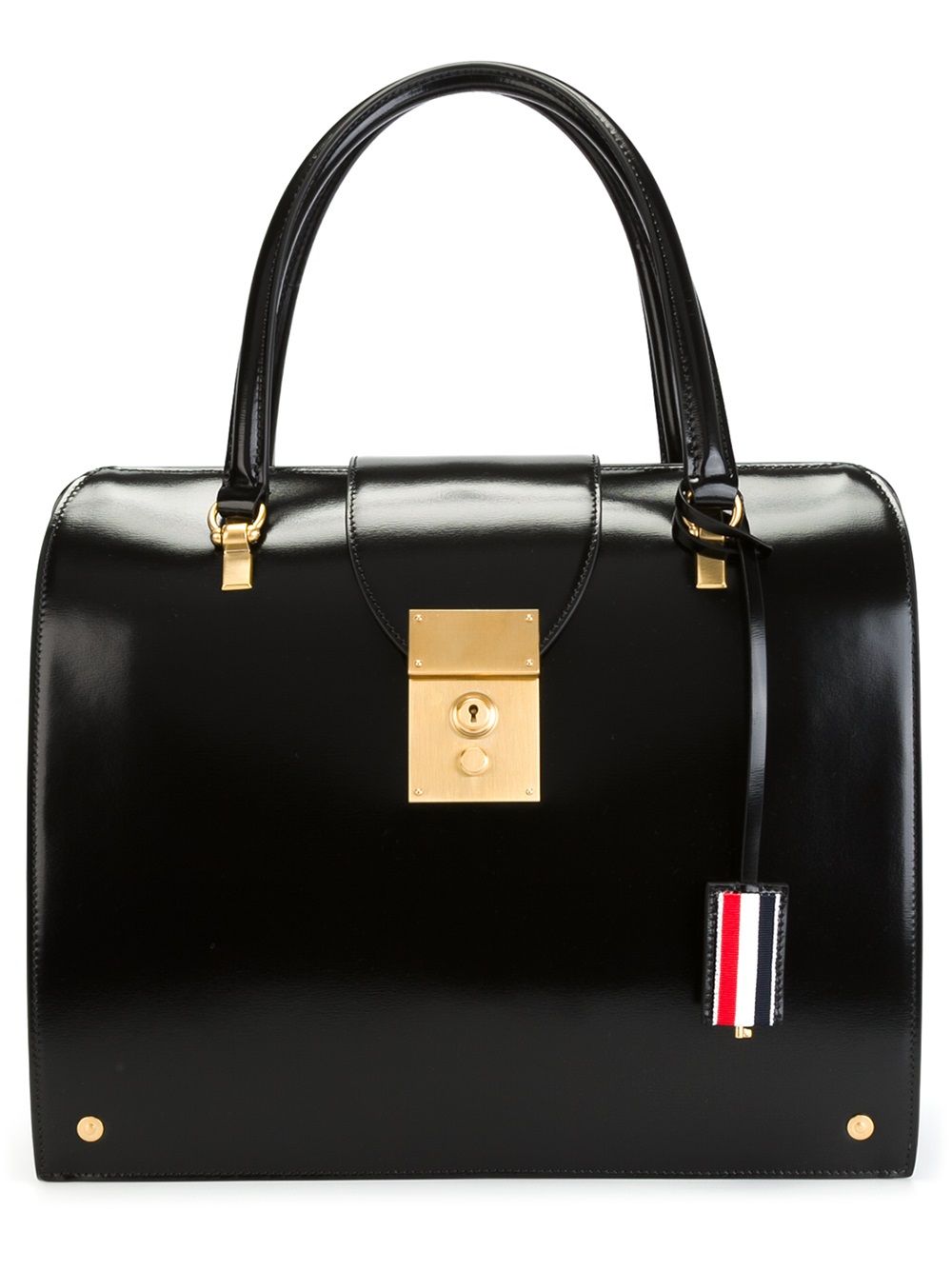 Thom Browne Mrs. Thom 公文包 - 黑色