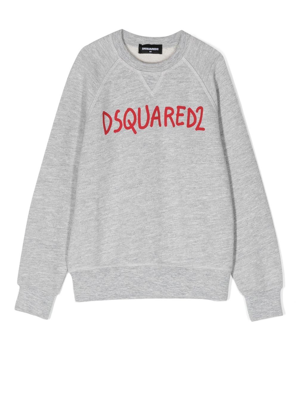 DSQUARED2 KIDS logo印花卫衣 - 灰色