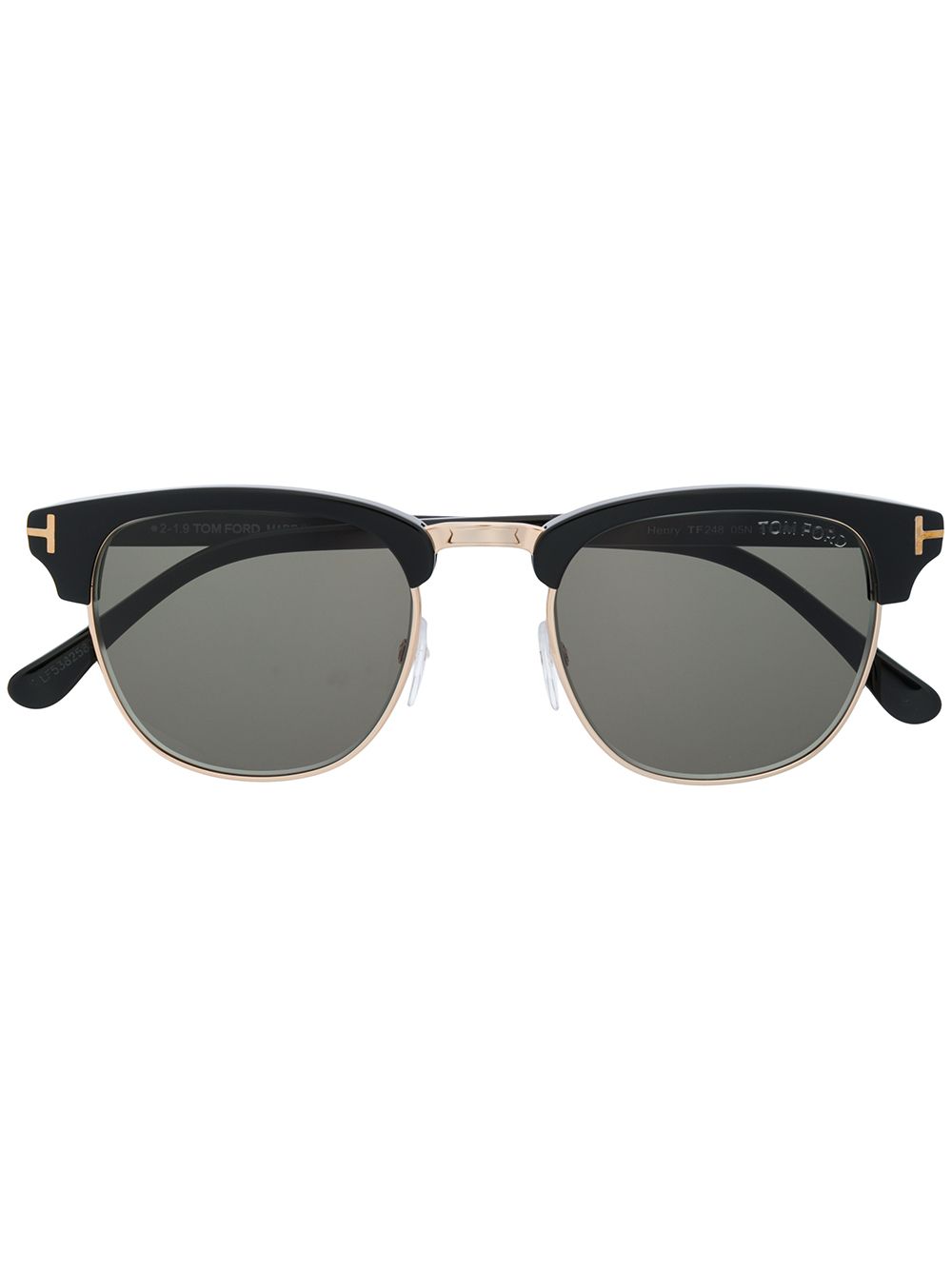 TOM FORD Eyewear 飞行员太阳眼镜 - 黑色