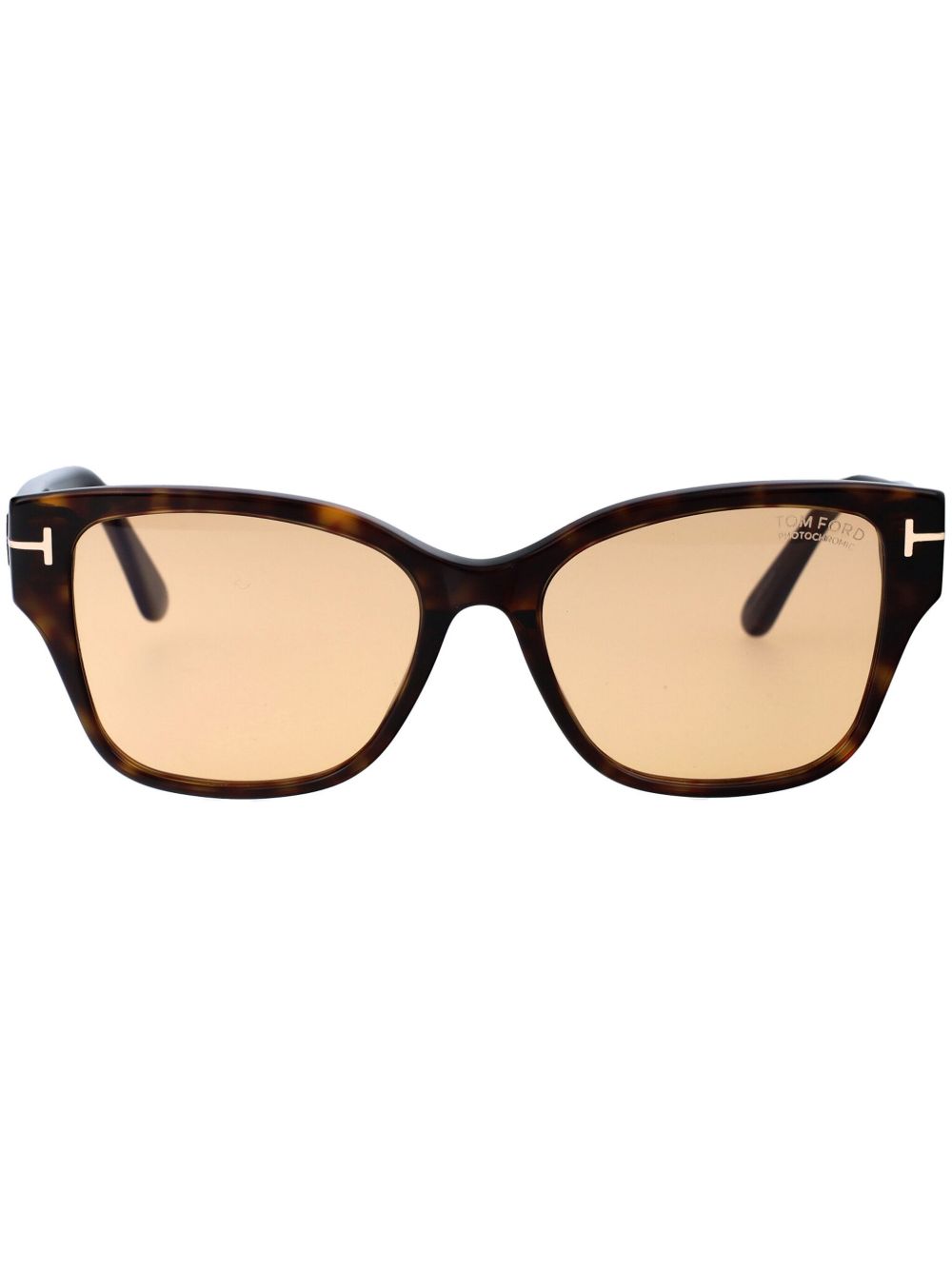 TOM FORD Eyewear FT1108 方形镜框太阳眼镜 - 褐色