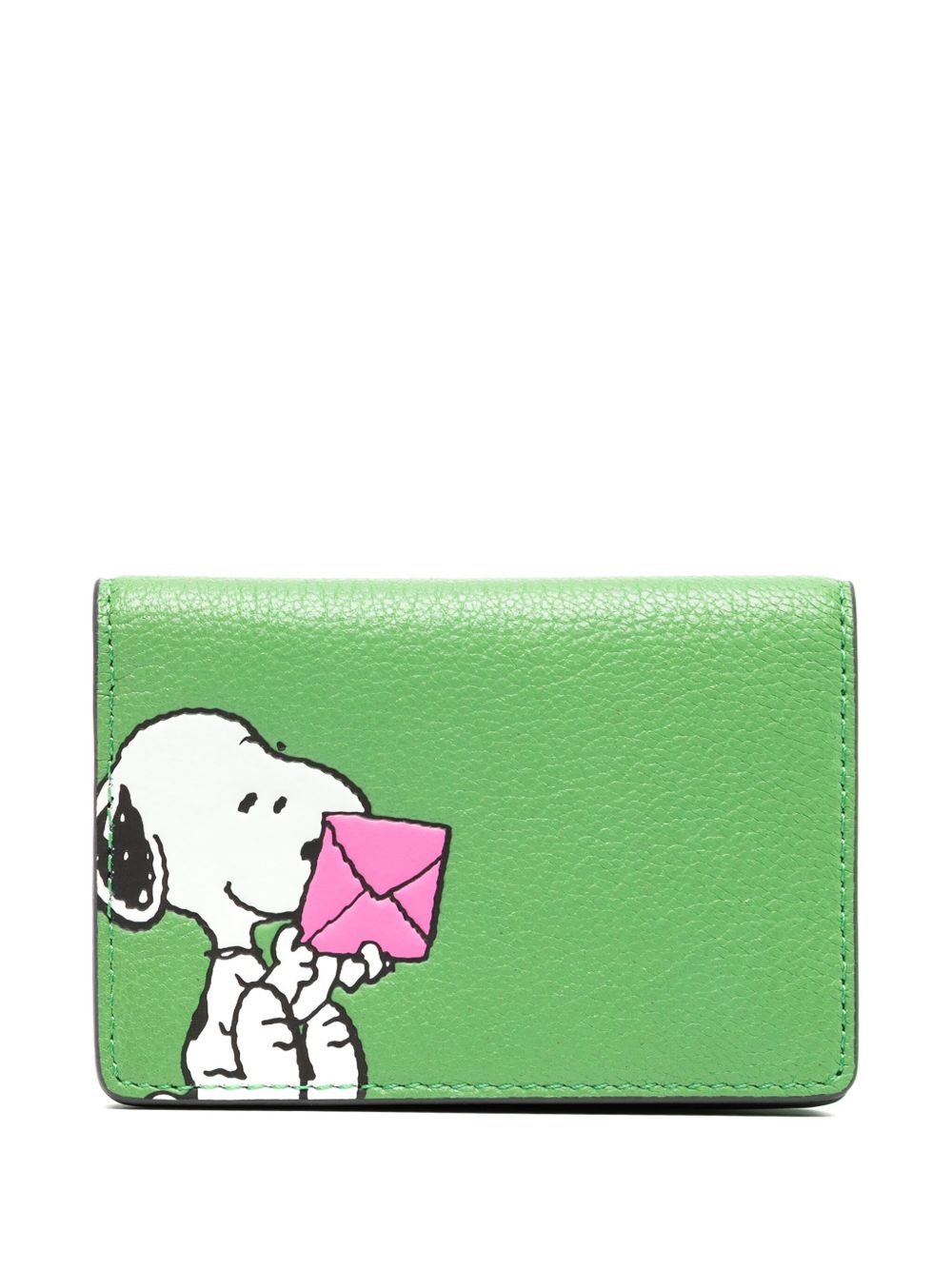 Anya Hindmarch x Peanuts Snoopy 名片夹 - 绿色