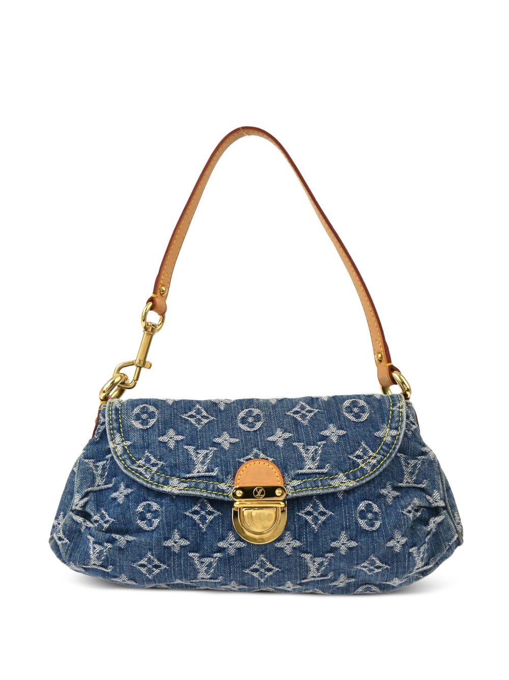 Louis Vuitton Pre-Owned Pleaty 迷你手提包（2005年典藏款） - 蓝色