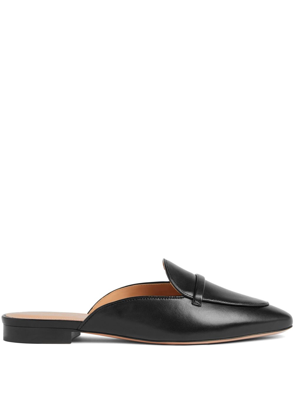 Malone Souliers Berto 皮质穆勒鞋 - 黑色