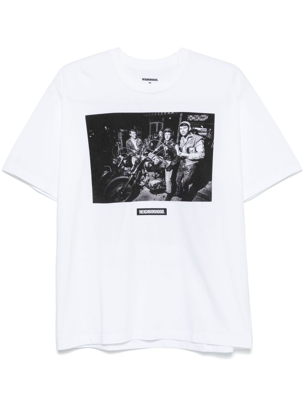 Neighborhood x Osama Nagahama 照片印花T恤 - 白色