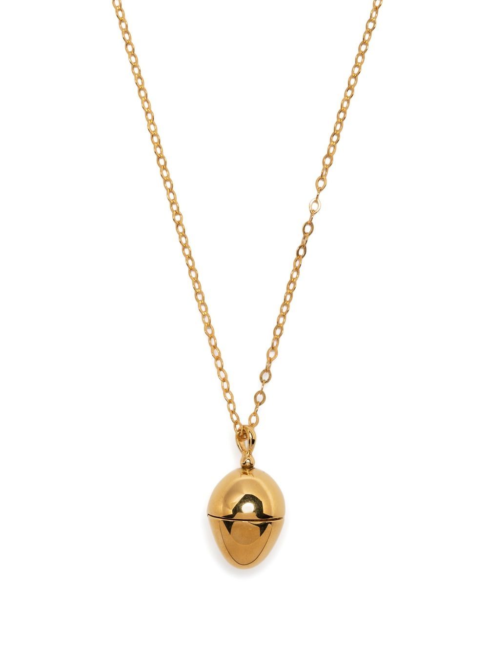 Dinny Hall Egg Locket 项链 - 金色