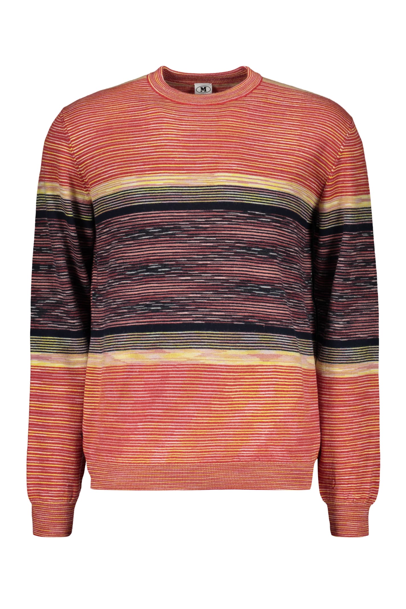 M Missoni 圆领羊毛毛衣