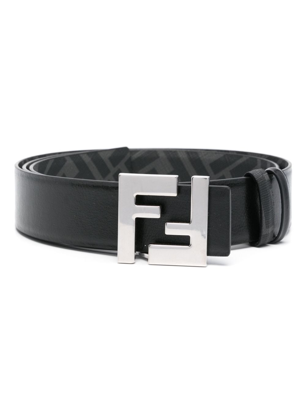 FENDI FF Squared 腰带 - 黑色