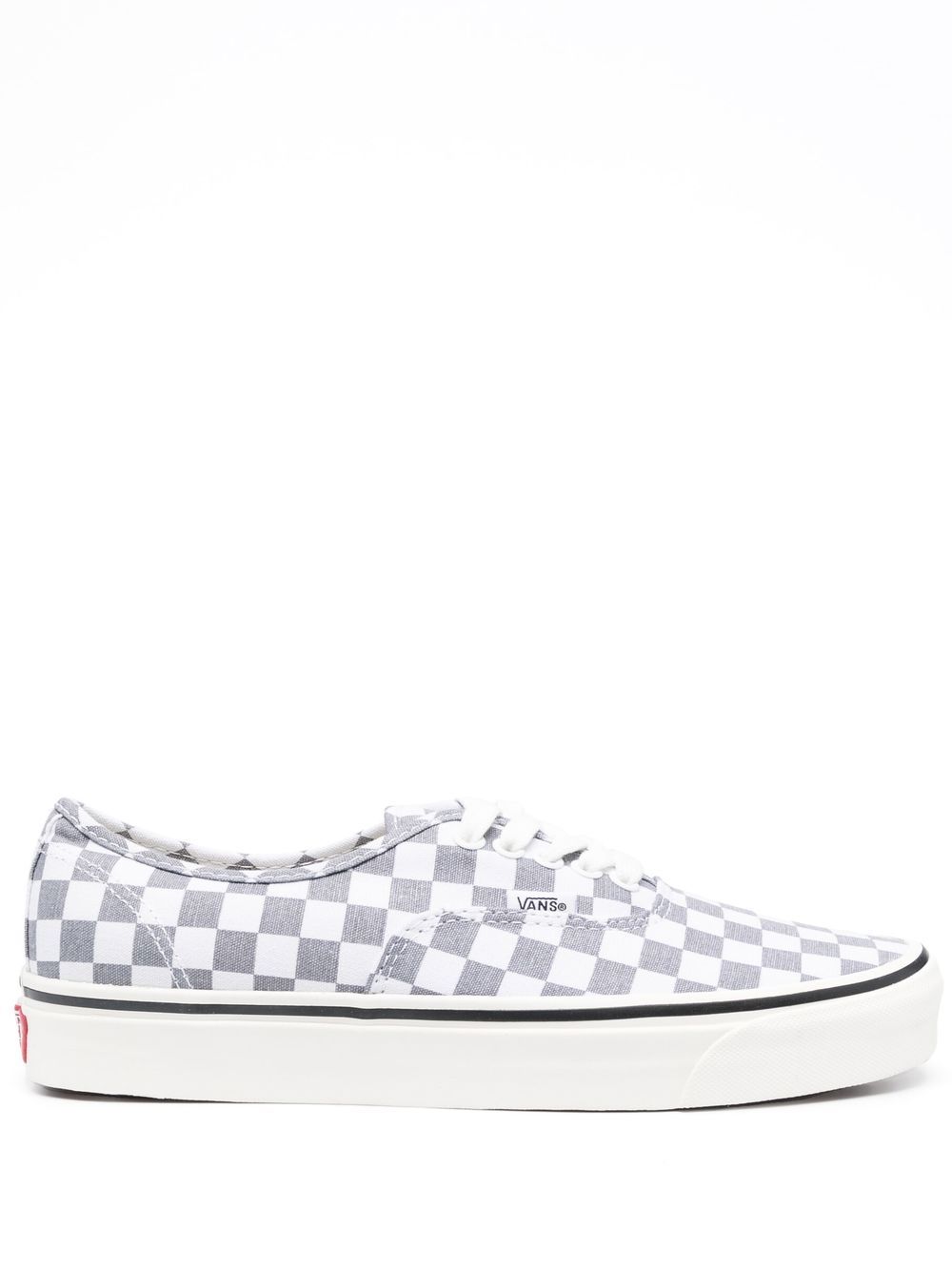 Vans Authentic 棋盘格纹运动鞋 - 灰色