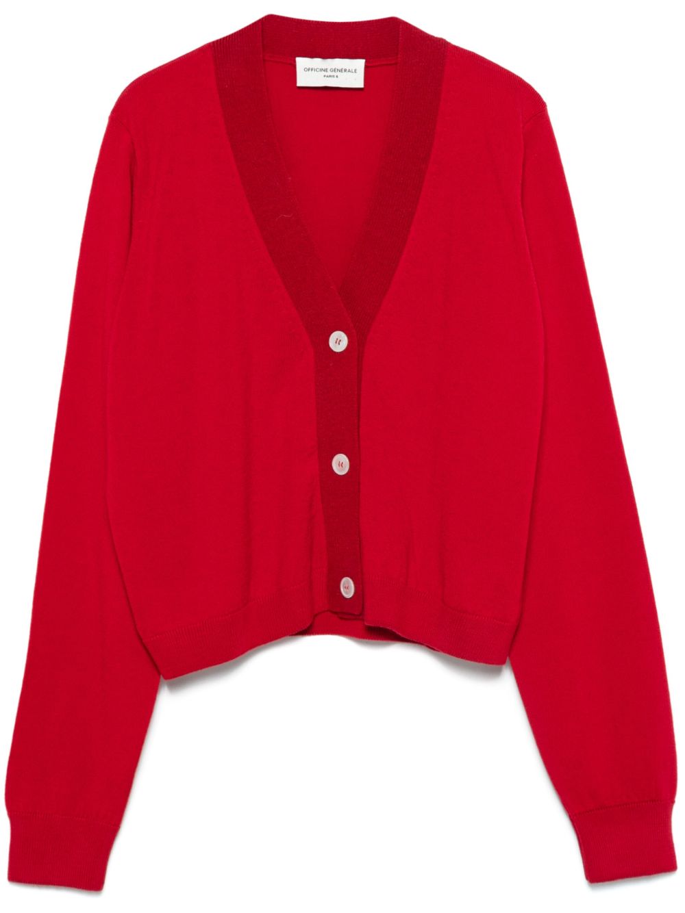 Officine Generale Serena 开衫 - 红色