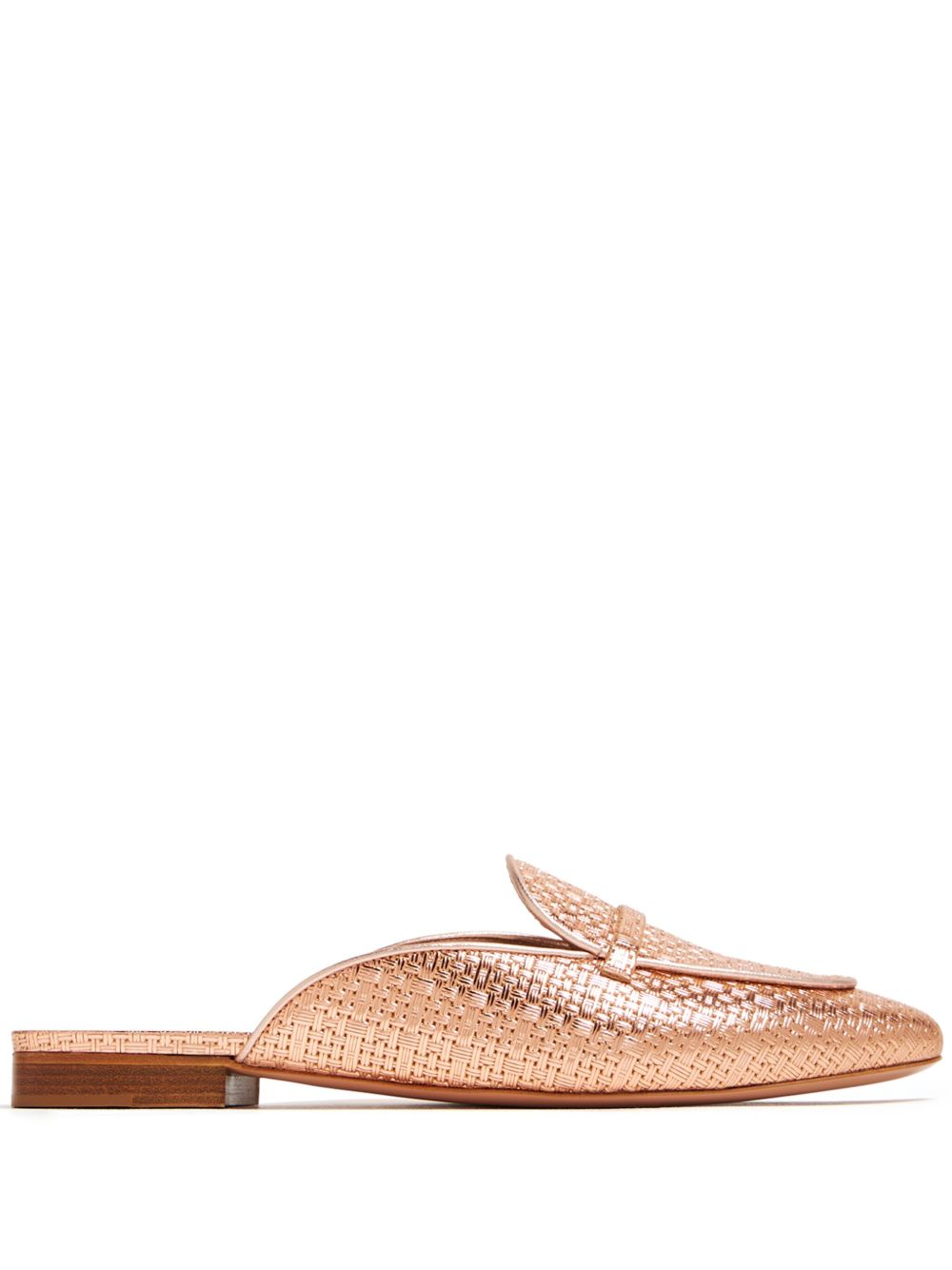 Malone Souliers Berto 皮质穆勒鞋 - 金色