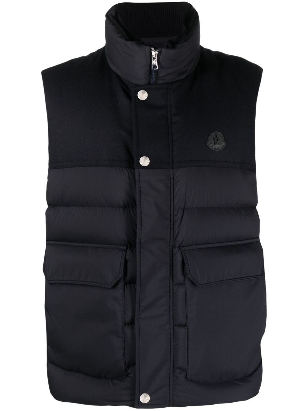 Moncler Rance 绗缝马甲 - 蓝色