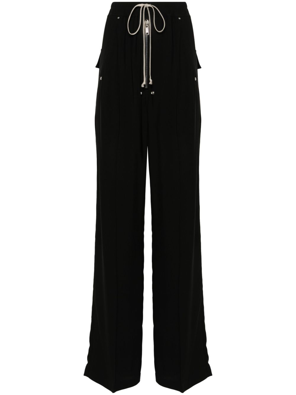 Rick Owens 经典阔腿裤 - 黑色