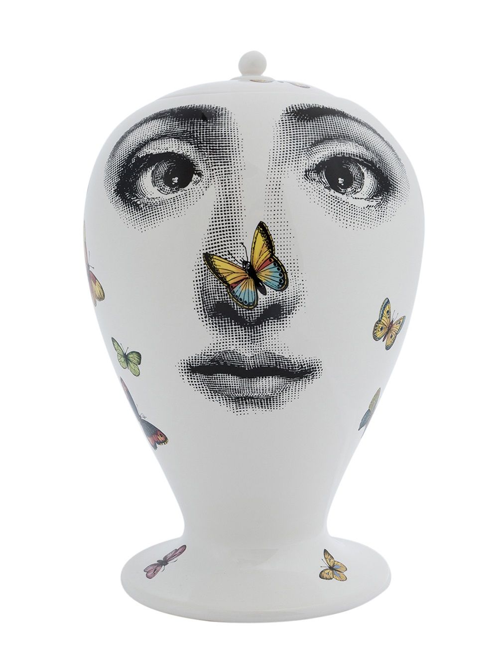 Fornasetti 脸谱花瓶 - 白色