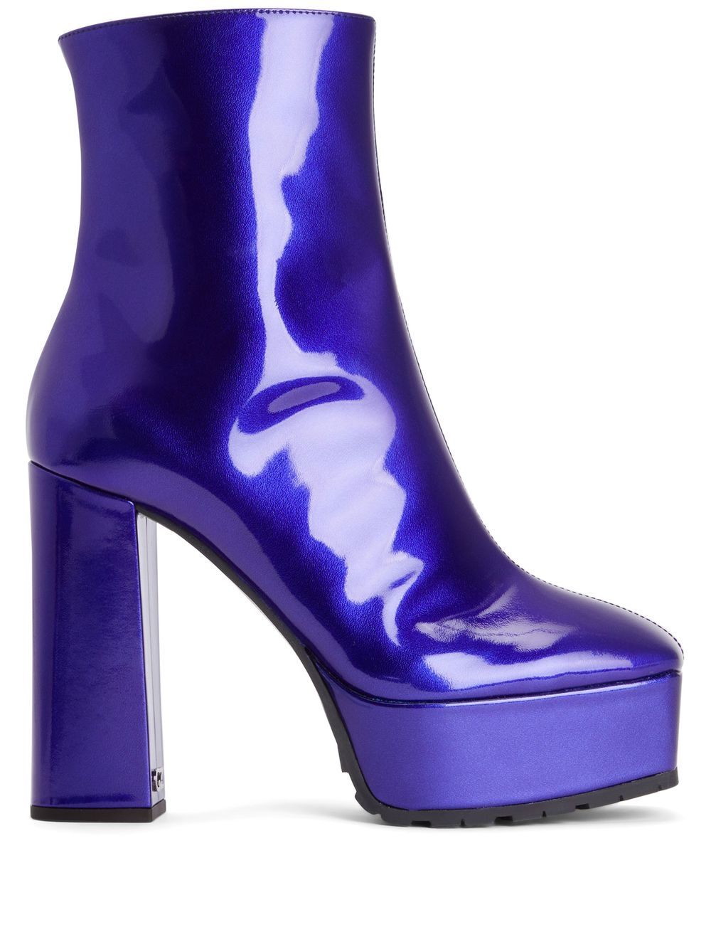 Giuseppe Zanotti Morgana 水台式短靴 - 蓝色