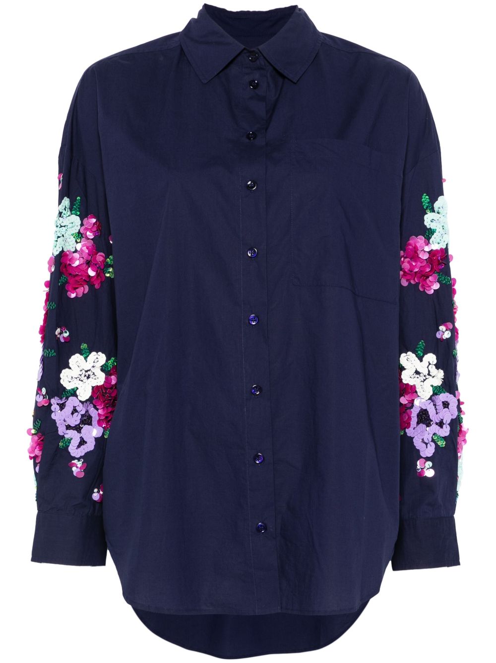 Essentiel Antwerp Gristle 衬衫 - 蓝色