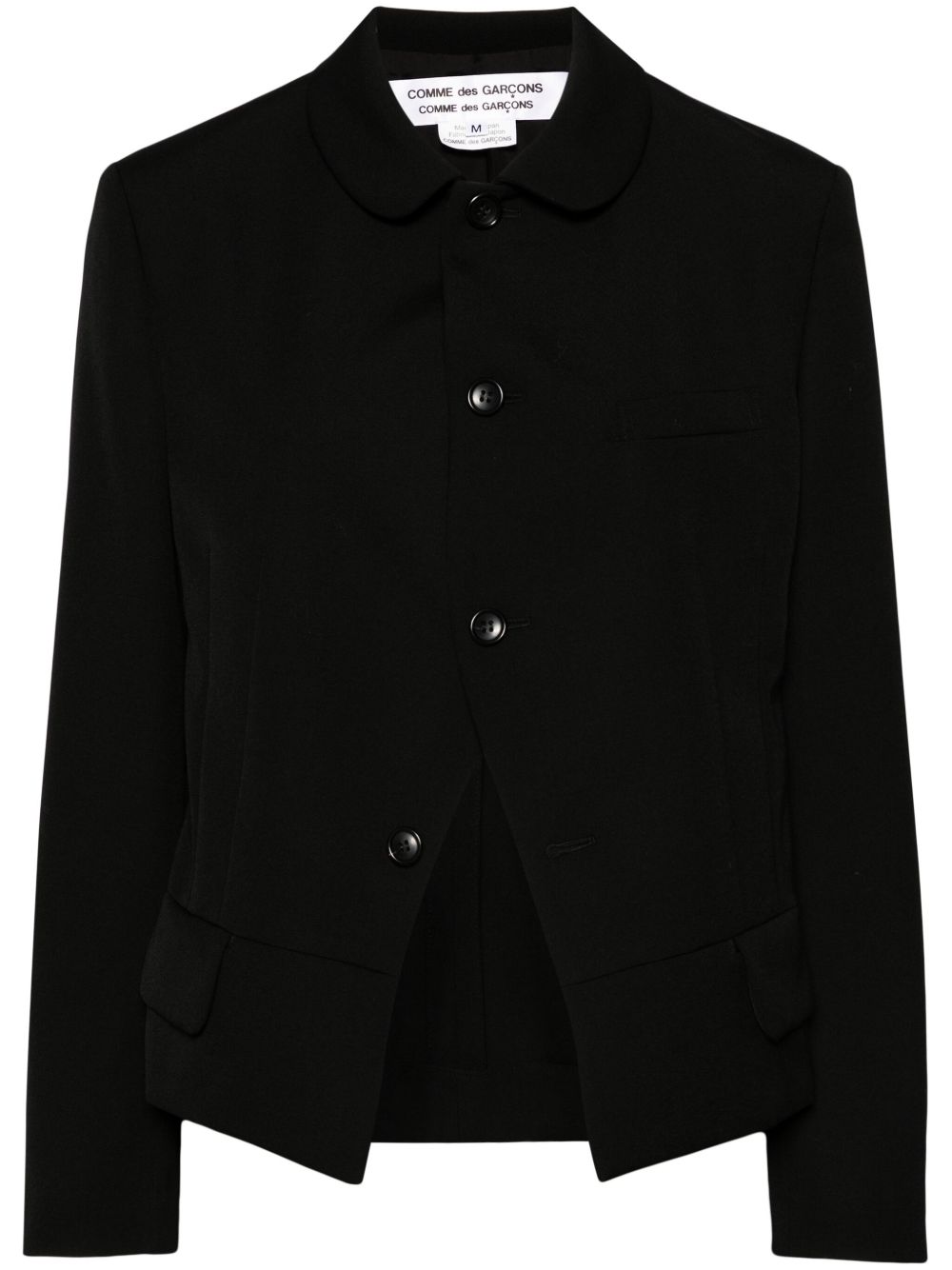 Comme Des Garçons Comme Des Garçons single-breasted jacket - 黑色