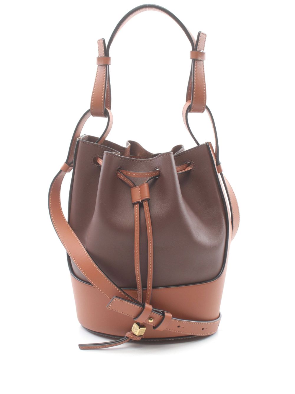 Loewe Pre-Owned Balloon 中号单肩包（2010年代典藏款） - 褐色