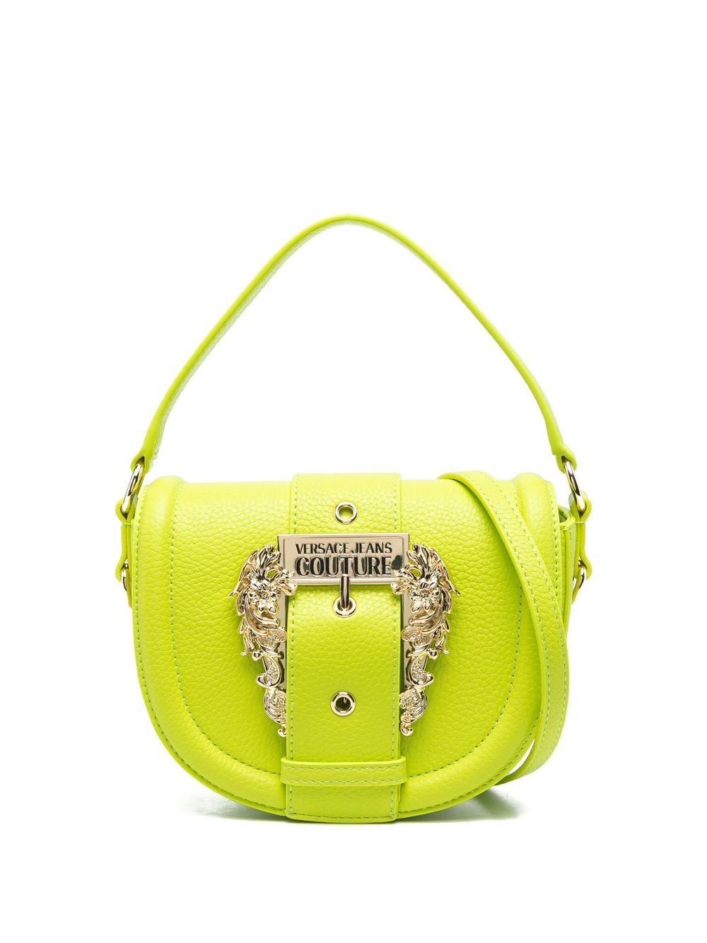 Versace Jeans Couture 巴洛克扣环单肩包 - 绿色