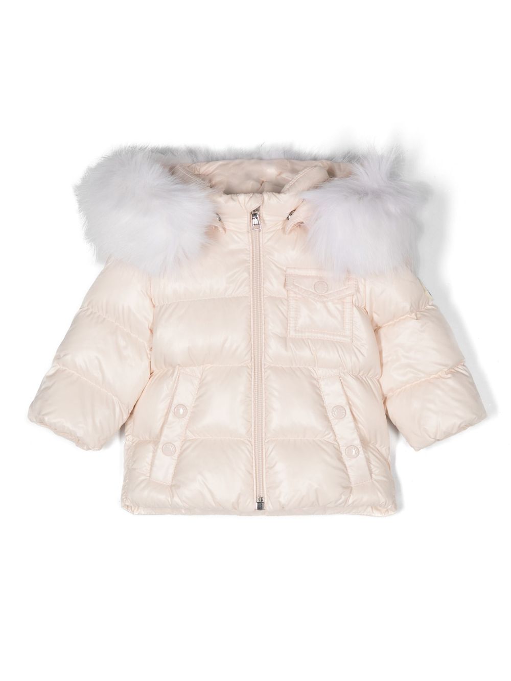Moncler Enfant K2F 填充夹克 - 粉色