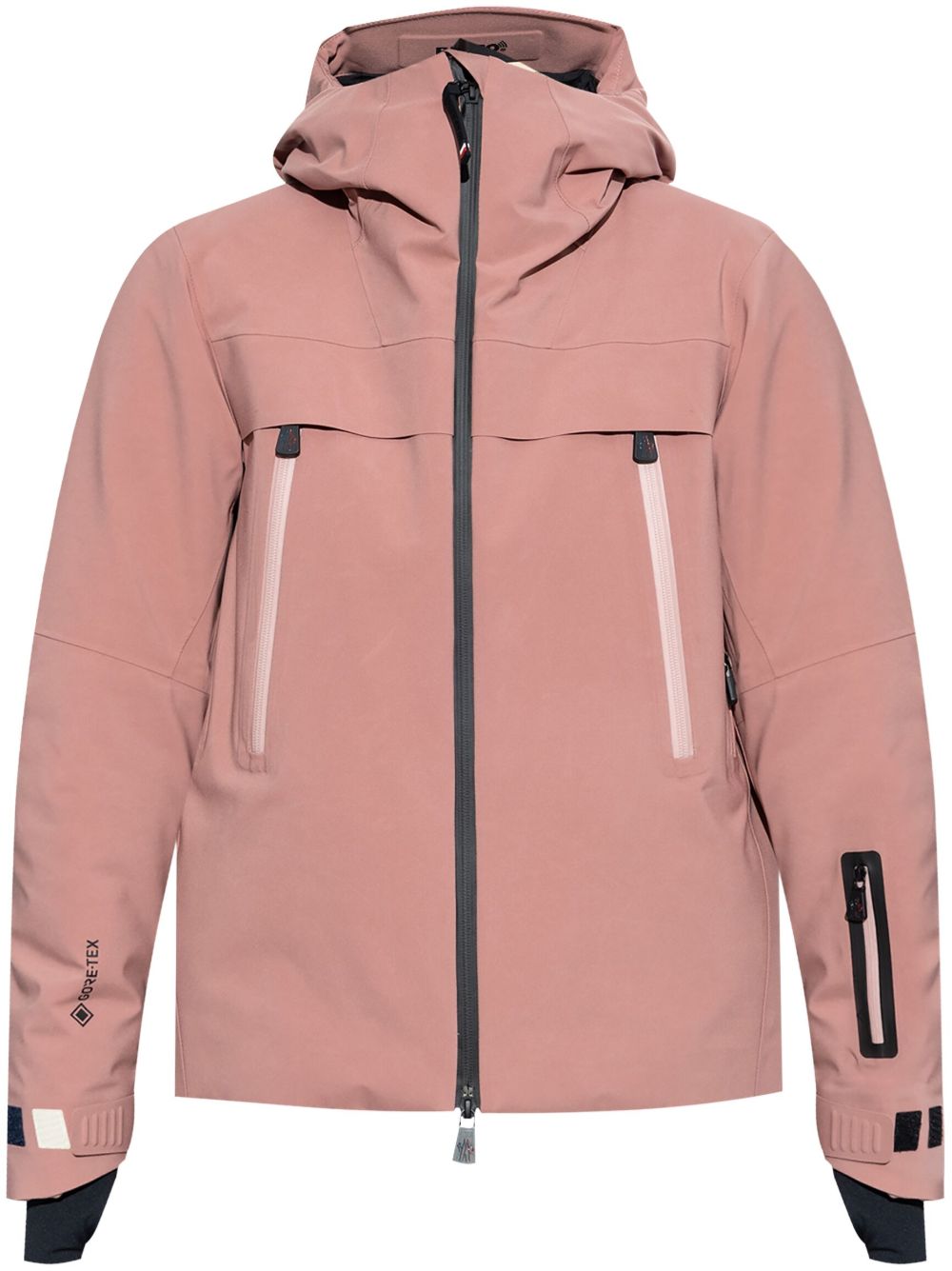 Moncler Grenoble 拉链羽绒夹克 - 粉色