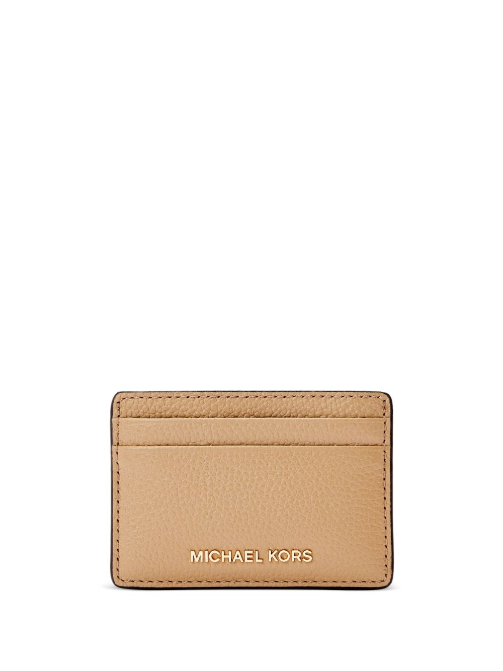 Michael Kors logo皮质卡夹 - 中性色
