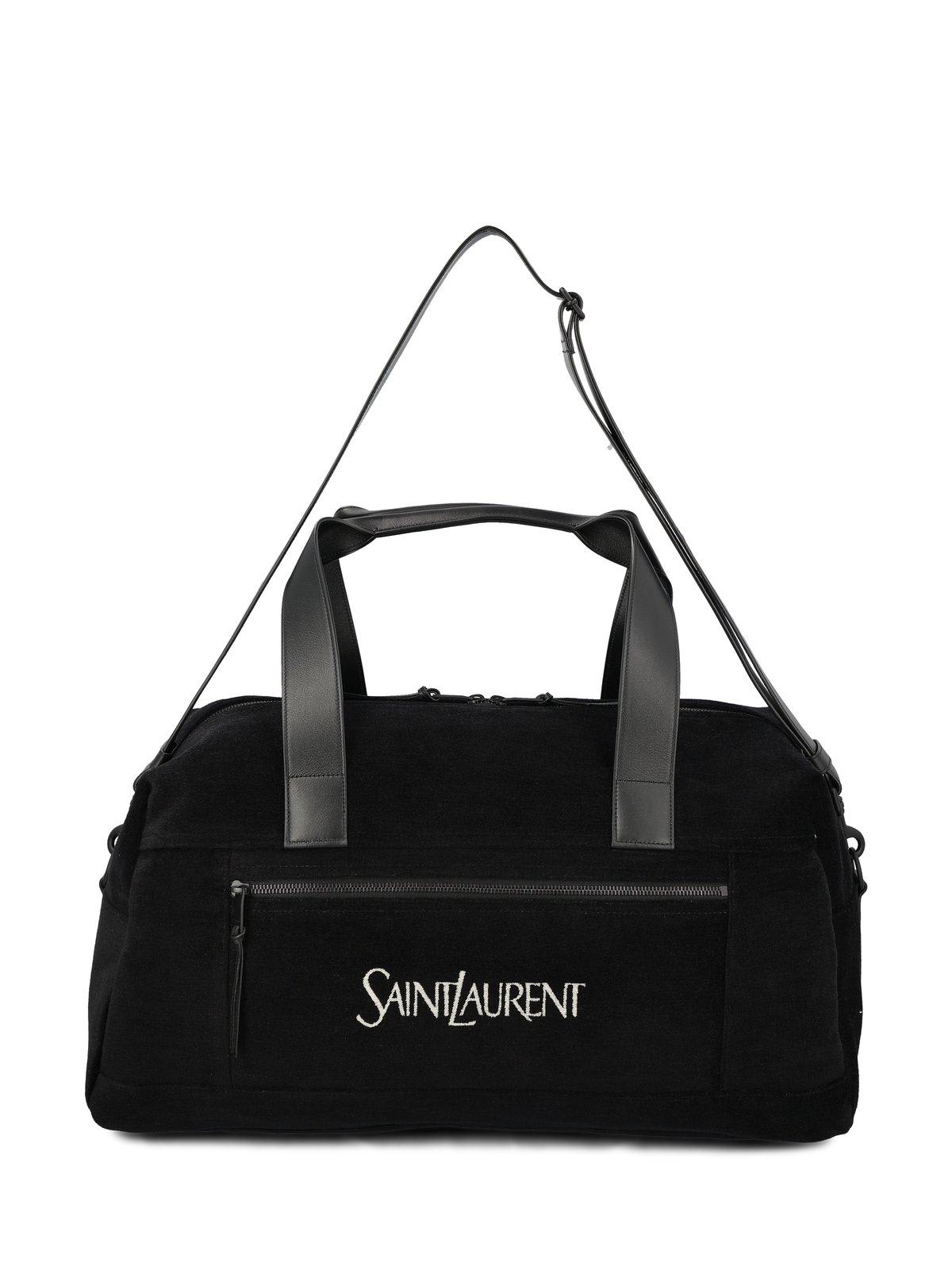 Saint Laurent Logo提花旅行包