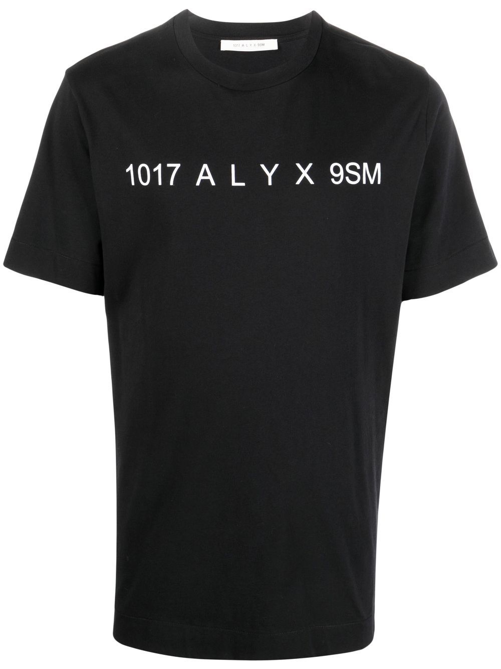 1017 ALYX 9SM logo印花圆领T恤 - 黑色