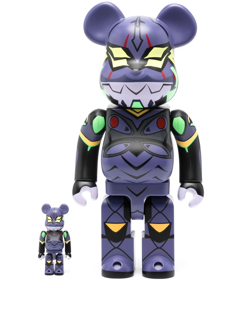 MEDICOM TOY x Evangelion BE@RBRICK 模型玩具套装 - 紫色