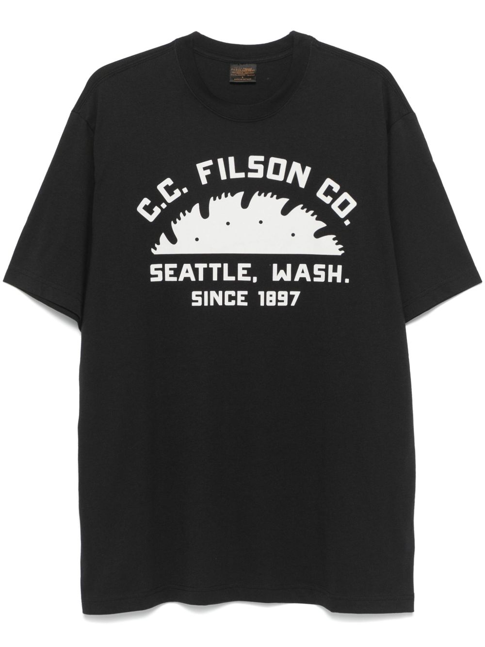 Filson Seattle 图案T恤 - 黑色