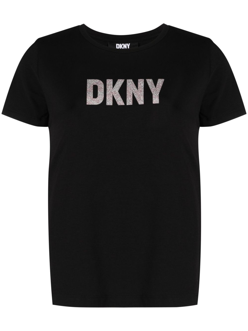 DKNY logo标记短袖T恤 - 黑色