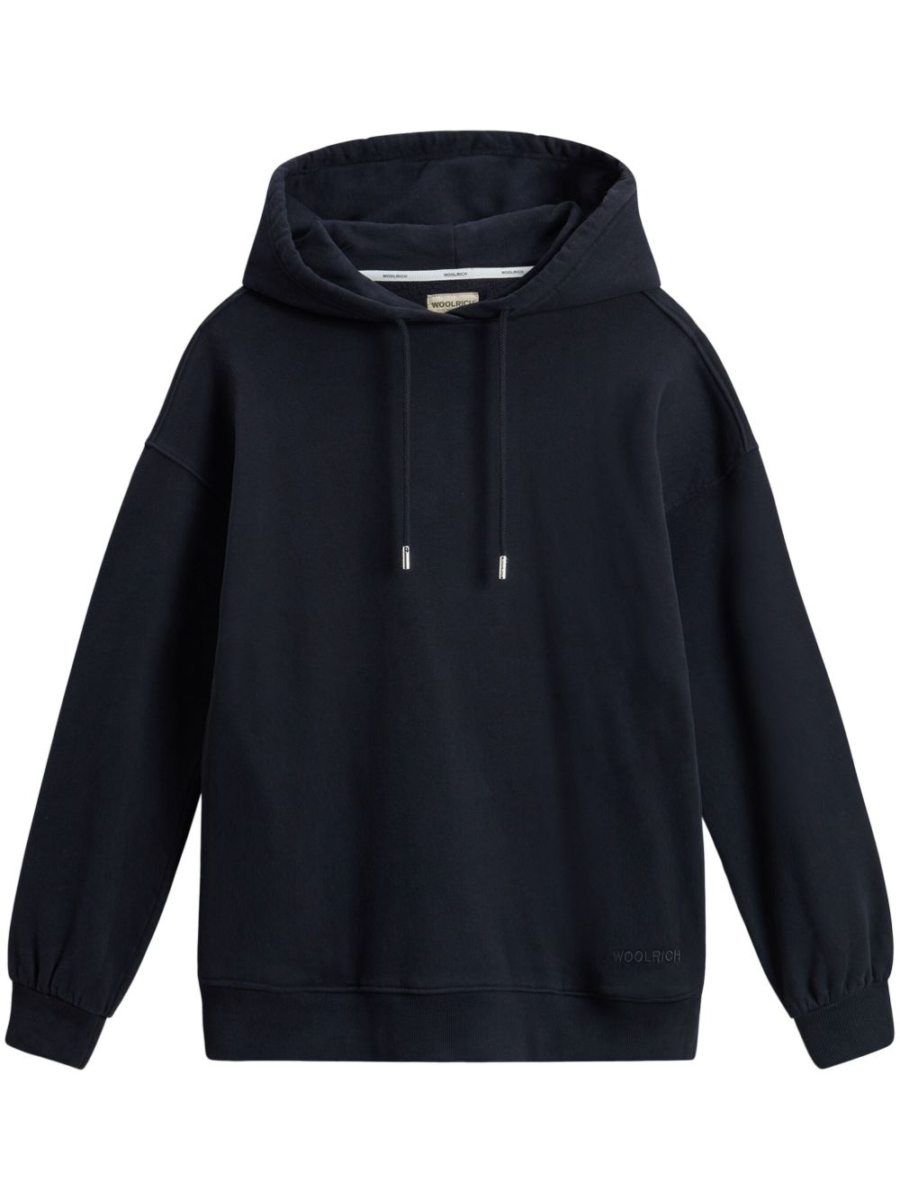 Woolrich logo连帽衫 - 黑色