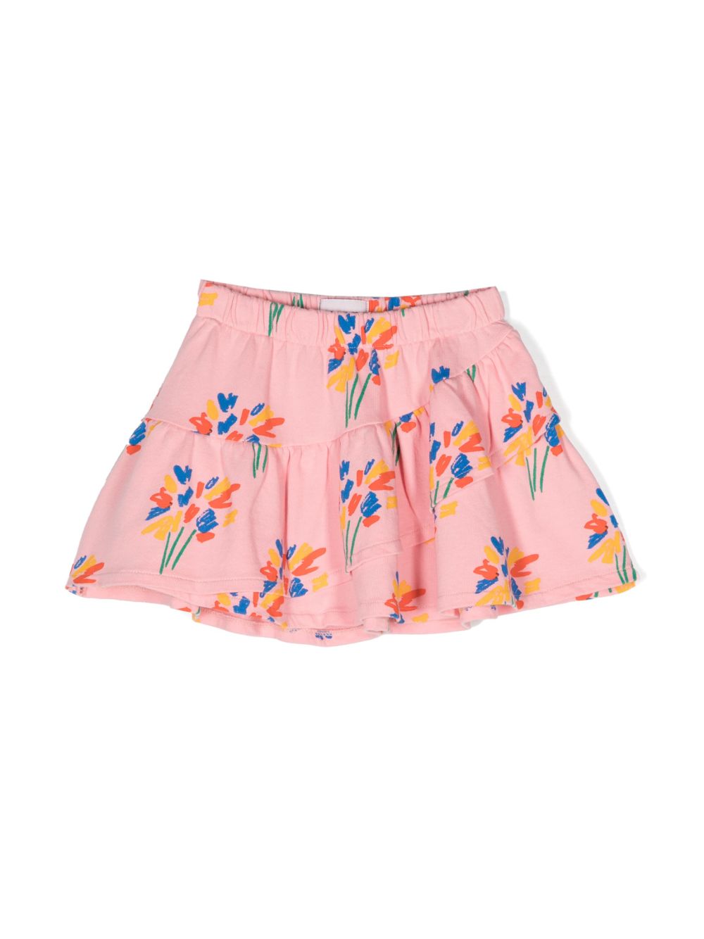 Bobo Choses Fireworks 荷叶边A字半身裙 - 粉色