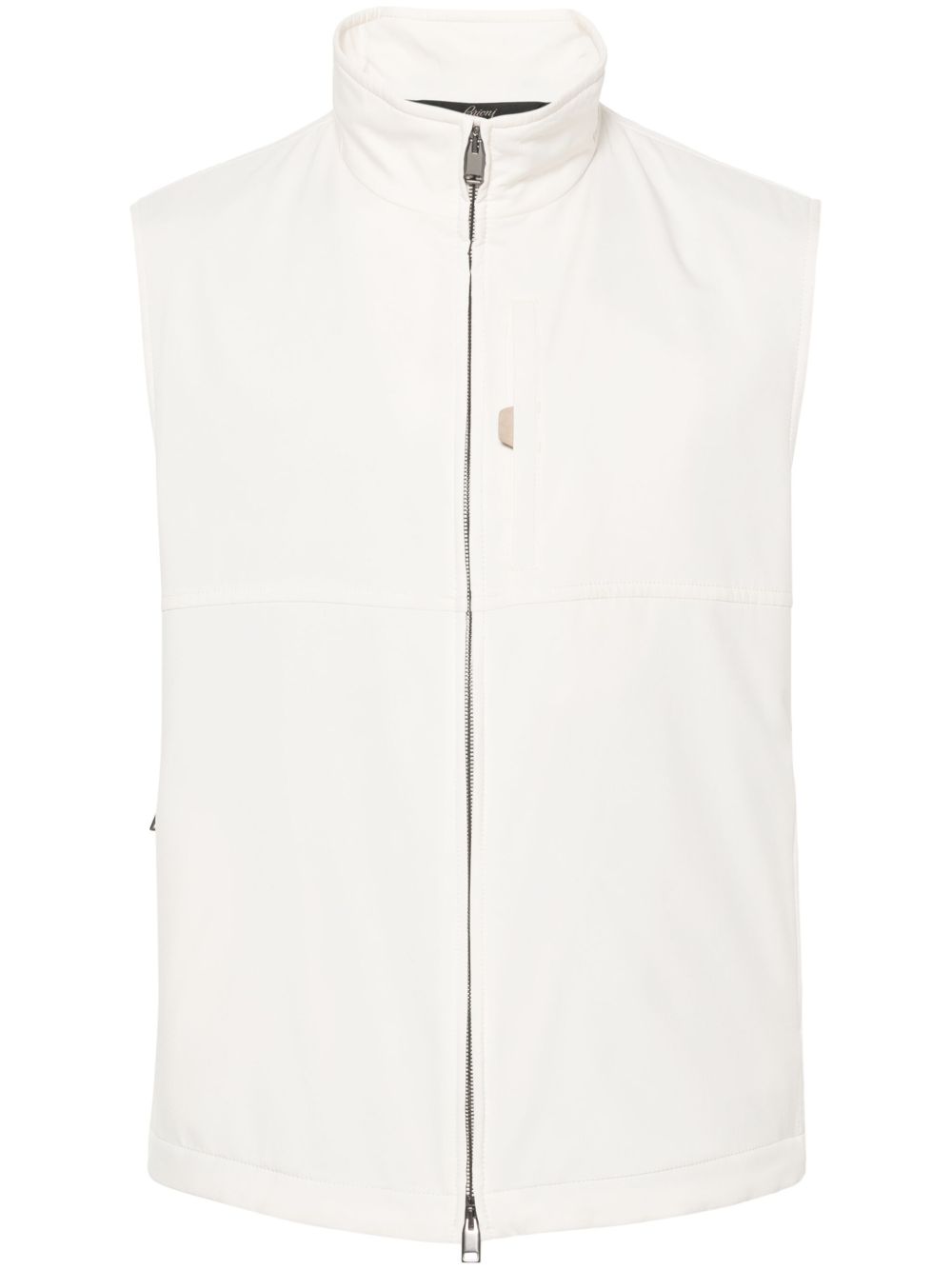 Brioni 填充防水马甲 - 白色
