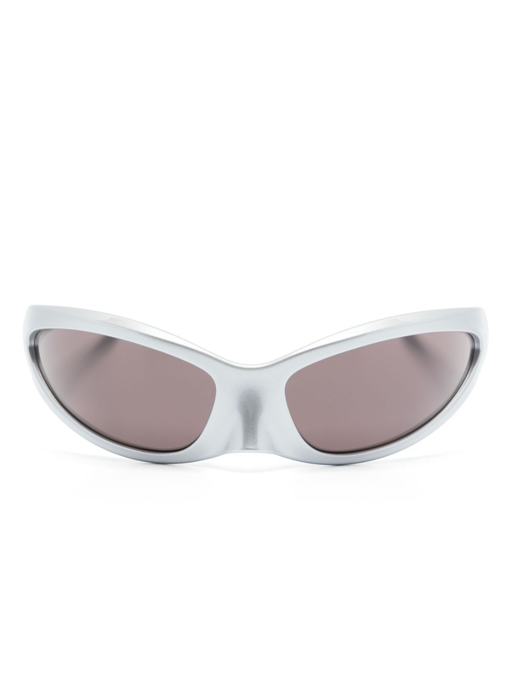 Balenciaga Eyewear Skin Cat 有色镜片太阳眼镜 - 银色
